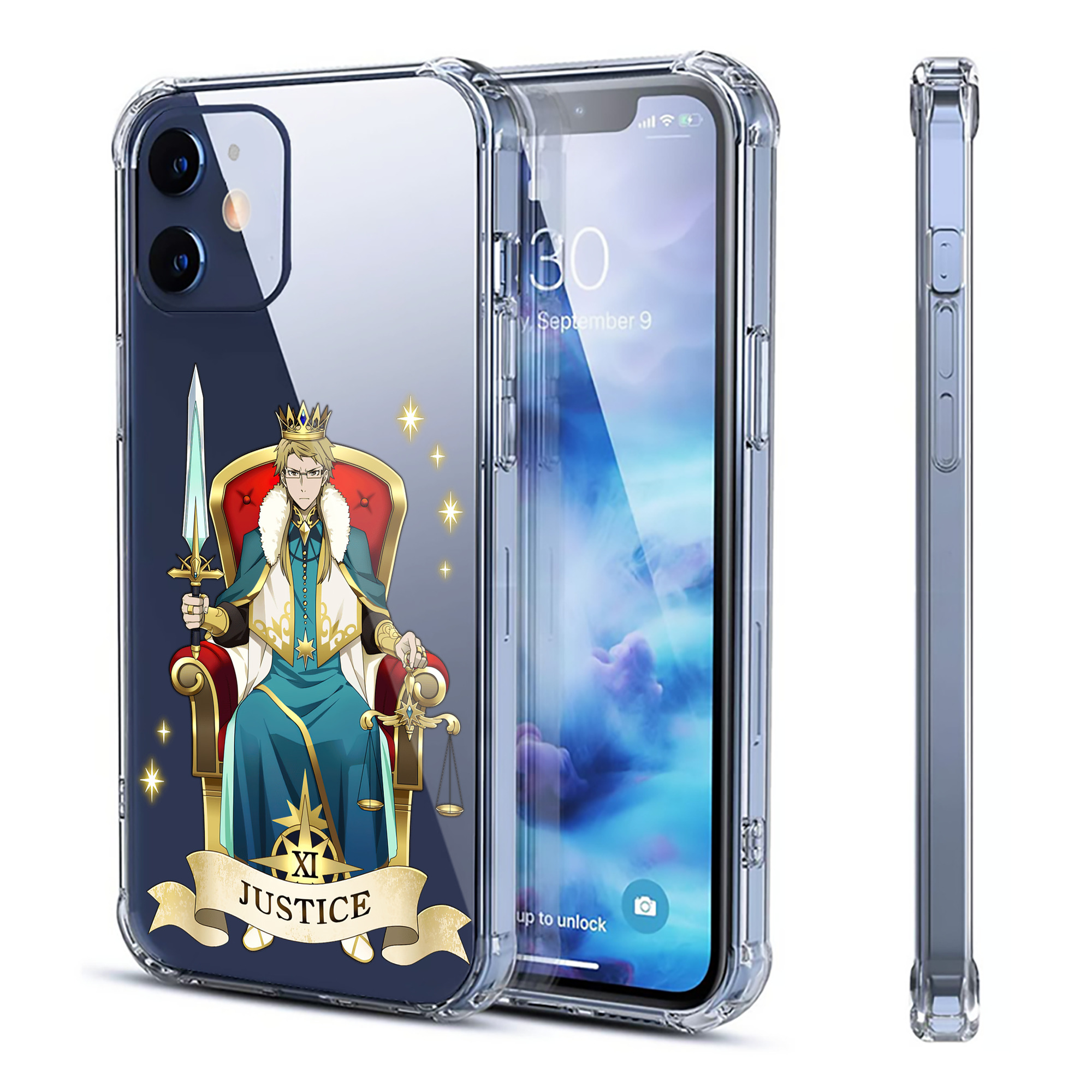 （画像用） 文豪ストレイドッグス Bungo Stray Dogs 【iPhone 12シリーズ対応】透明スマホケース（クリアソフトケース）